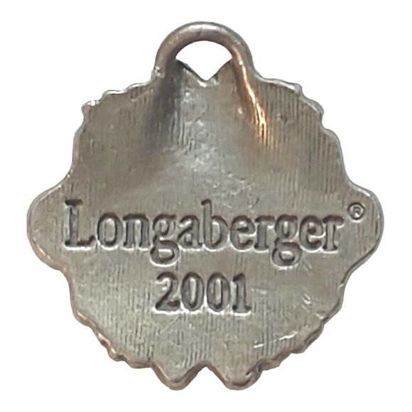 Longaberger Horizon of Hope Pewter Hope 2001 Tie On - Picture 2 of 3